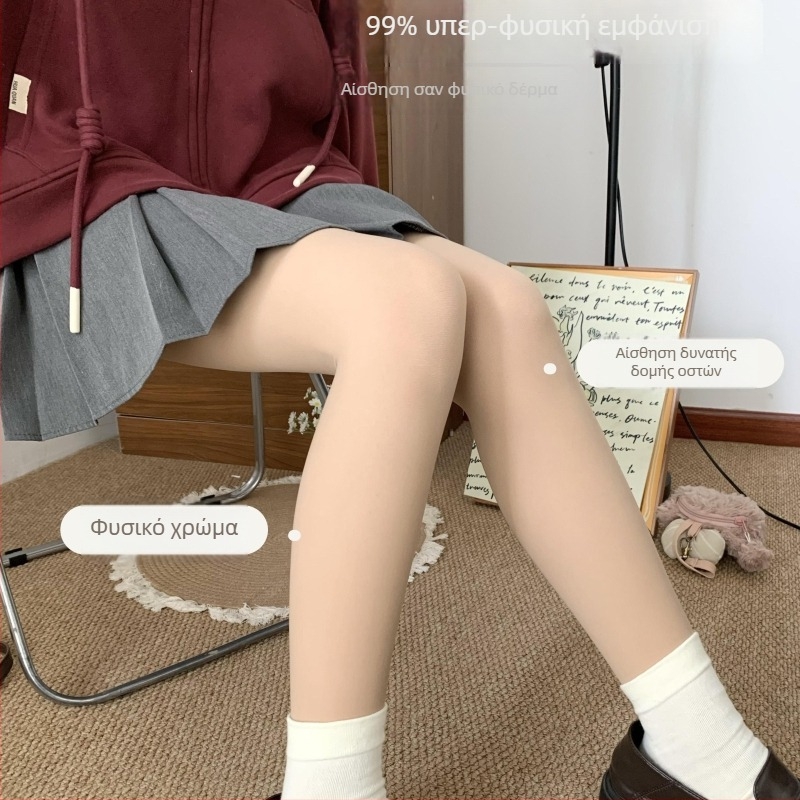 Νάιλον καλσόν για τον χειμώνα, με διπλό πάτο, χοντρά, με πόδια, διατηρούν τη ζέστη