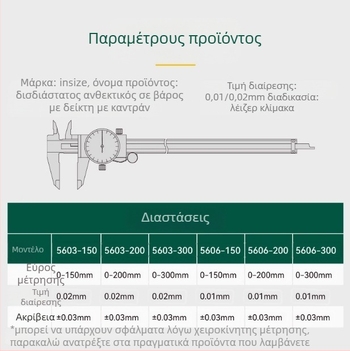 Insize ψηφιακός καλιμπέρ, εμβέλεια 150-200-300 mm