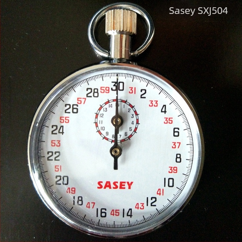 Μηχανικό χρονομέτρο με ανοξείδωτη θήκη, αδιάβροχο, λειτουργία παύσης, ελάχιστη κλίμακα 0,1, καθαρό βάρος 120 g