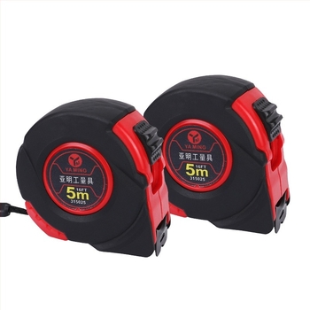 Μεταλλική μετρητική ταινία από ανοξείδωτο ατσάλι με πλαστική επίστρωση, για ξυλουργική, με μετρικό πρότυπο