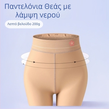 Νάιλον καλσόν, διατηρεί τη ζέστη, μονόχρωμο, μεσαίου πάχους, περιοχή καβάλου με μία πλευρά