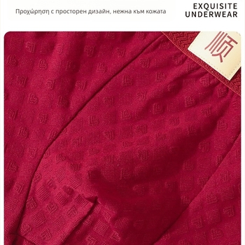 Ανδρικά μποξεράκια από βαμβάκι, κινεζικού στυλ, μεσαίας μέσης, αναπνέοντα, επένδυση καβάλου από βισκόζη