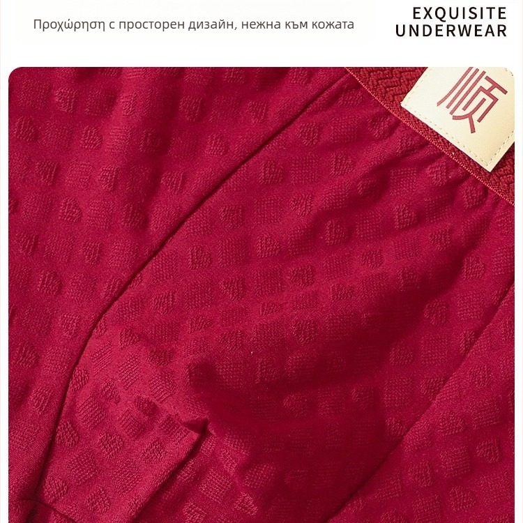 Ανδρικά μποξεράκια από βαμβάκι, κινεζικού στυλ, μεσαίας μέσης, αναπνέοντα, επένδυση καβάλου από βισκόζη