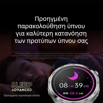 Έξυπνο ρολόι με μη επεμβατικό μέτρημα γλυκόζης, μέτρηση ουρικού οξέος, πίεση αίματος και σφυγμού, NFC για πληρωμές χωρίς σύνδεση