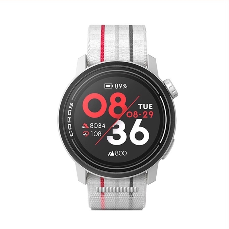 Λουράκι ρολογιού Coros Pace3, νάιλον πλεκτό, πλάτος 22 mm, Velcro κούμπωμα