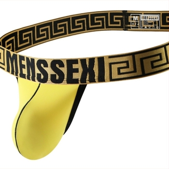 Ανδρικό στρινγκ Ice Silk - Νήμα Nylon 80–90%, Εσωτερική επένδυση Ice Silk 80–90%, Χαμηλή μέση, Μονόχρωμο