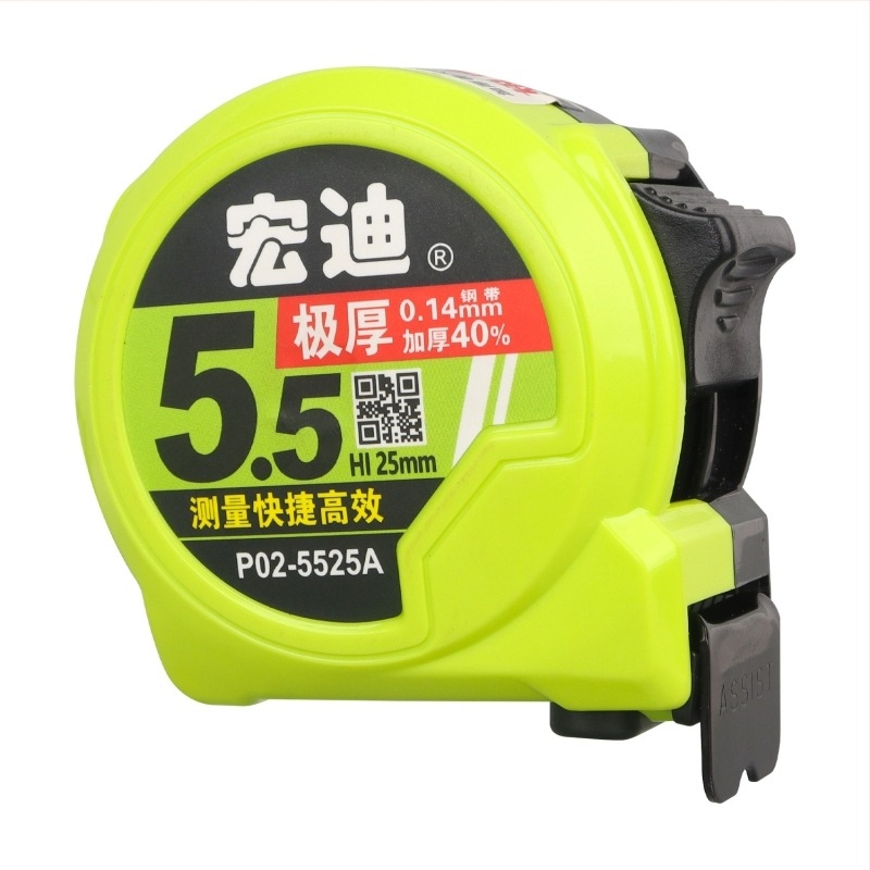Hongdi μετρητής ταινίας, ανθεκτικός στη φθορά, υψηλής ακρίβειας, αδιάβροχος, ατσάλινος χάρακας