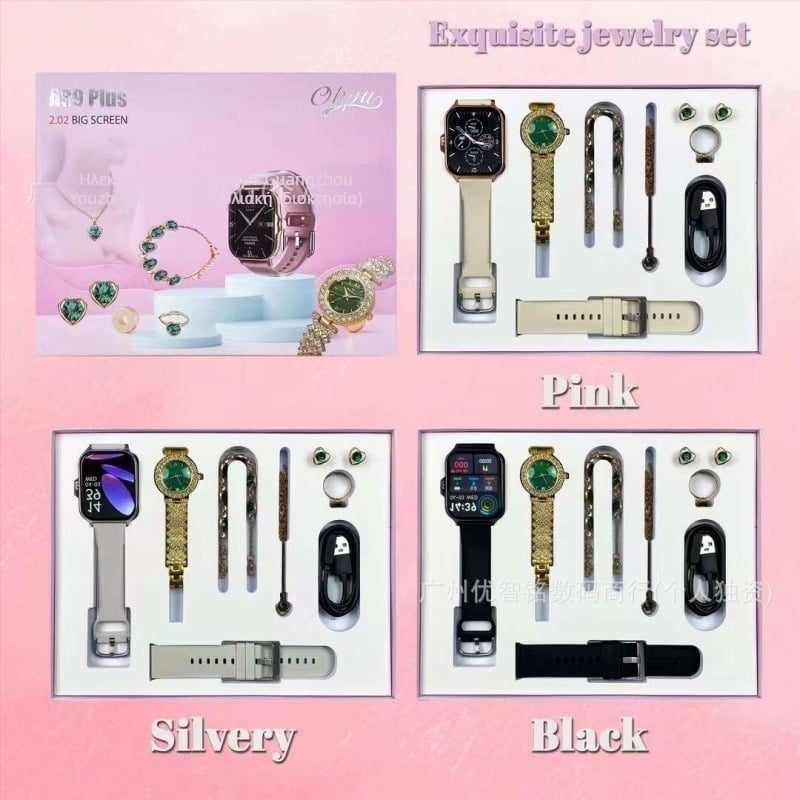 Έξυπνο ρολόι γυναικών με κλήσεις Bluetooth, παρακολούθηση καρδιακού ρυθμού, αρτηριακής πίεσης, οξυγόνου αίματος και ύπνου