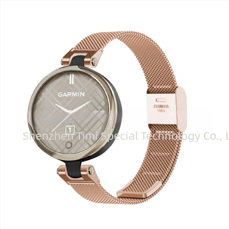 Garmin Lily 1 Μιλανέζικος Μεταλλικός Λουρί με Μεταλλικό Πλέγμα, Μέταλλο, Επιχειρηματικό Στυλ, Βάρος 0,031 kg