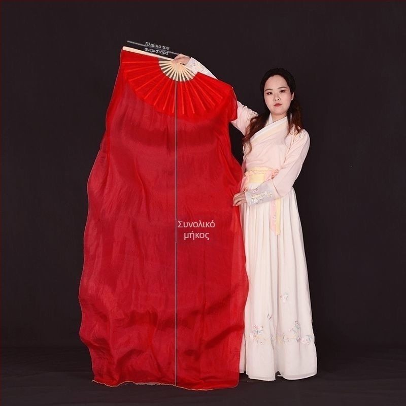 Μεταξωτός φανός χορού, κινεζικού στυλ, μακρύς φανός, αρχαϊκό σχέδιο, Καλοκαίρι 2021