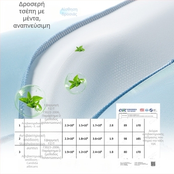 Ανδρικό εσώρουχο Ice Silk, Αντιβακτηριακό, Γρήγορο στέγνωμα, Διαπνέον, Πολυεστέρας, Μεσαία μέση