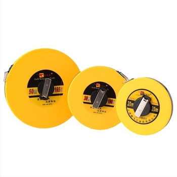 Μετροταινία Golden Kangaroo από ίνες γυαλιού για μετρήσεις σε εργοτάξιο, ξυλουργική και διακόσμηση. Μήκη 30 m, 50 m, 100 m. Συσκευασία 20 τεμάχια