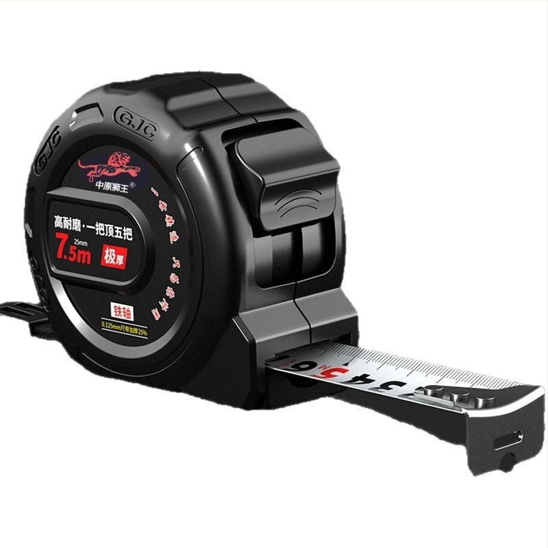 Μετρητική ταινία με θήκη-κουτί, ανθεκτική στις πτώσεις, υψηλής ακρίβειας, ανθεκτική στη φθορά, κλίμακα μέτρησης 0-3m/0-5m/0-7.5m/0-10m