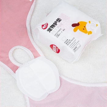 Φυσιολογικά παντελόνια σκύλων για θηλυκά - μεταξένιος εξωτερικός ιστός, επένδυση από γούνα κουνελιού, μεσαία ζώνη, φυσιολογική λειτουργία