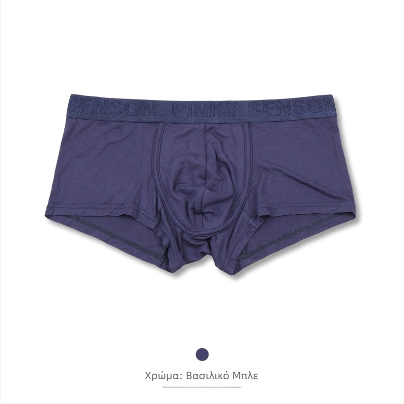 Ανδρικά μποξέρ από Modal, με χαμηλή μέση, χωρίς ραφές, διαπνέοντα, μορφοποιούν το σώμα