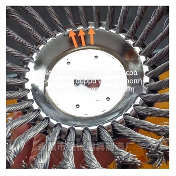 Κεφαλή ζιζανίων για χορτοκοπτικό με συρμάτινο χάλυβα — Dajia wang; για ζιζάνια, αφαίρεση βρύων και σκουριάς