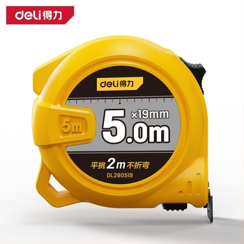 Deli μετροταινία από ατσάλι, τηλεσκοπική, υψηλής ακρίβειας για ξυλουργική και οικιακή χρήση