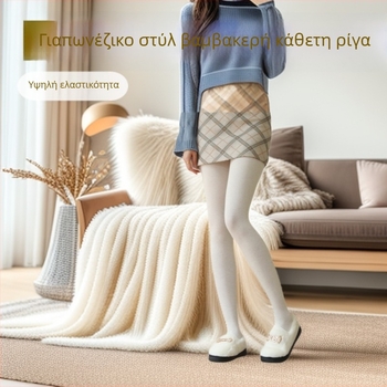 All-in-One βαμβακερό καλσόν, παχύτερο, με υψηλή ελαστικότητα, στενή εφαρμογή