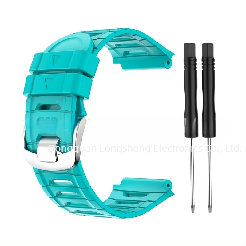 Σιλικονούχος εναλλακτικός ιμάντας Garmin Forerunner 920XT με μεταλλική αγκράφα — Μάρκα LONMGSHENG, Συμβατό με μοντέλο 30819717495, Βάρος 23 g