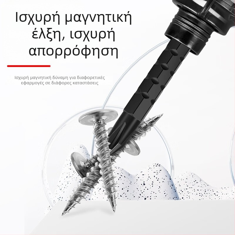 Σετ κατσαβιδιών διπλής κεφαλής με επεκτεινόμενη μικρή κατσαβίδα, Phillips/πλάγια και Torx, ρυθμιζόμενος μηχανισμός; CR-V ατσάλι, μαγνητικό, χωρίς μόνωση, λαβή PP, βάρος 0.1