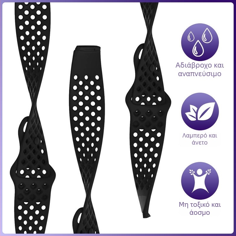 Λωρίδα για έξυπνο ρολόι Fitbit Versa 3/Sense – TPU αθλητικού στυλ, κούμπωμα πεταλούδας, βάρος 12 g, συμβατή με Versa 3 και Sense