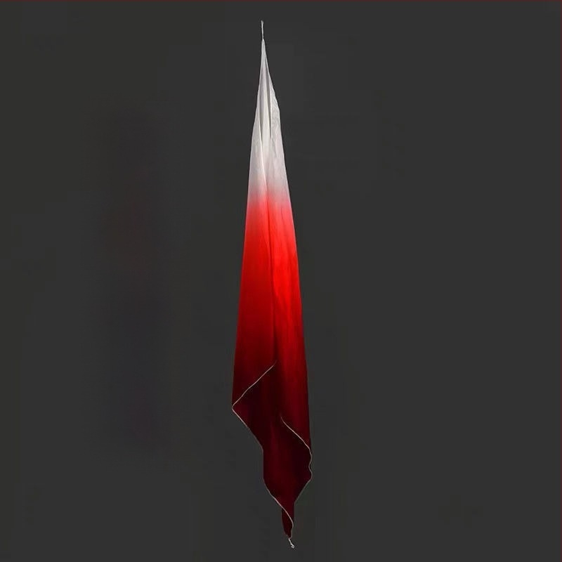 Μεταξωτός χορευτικό φανάρι, διπλής όψεως, για Γιάνγκκο και κλασικούς χορούς, τετράγωνος χορός (μετάξι; διπλής όψεως; Γιάνγκκο; κλασικοί χοροί)