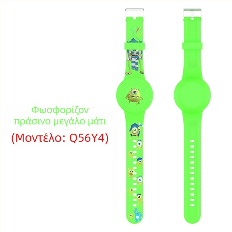 Κάλυμμα λουριού από σιλικόνη για Apple AirTag – Αδιάβροχο, χαριτωμένο στυλ κινούμενο σχέδιο, χύτευση με έγχυση, σειρά Waterproof Strap Cover, μοντέλο Waterproof Strap Cover