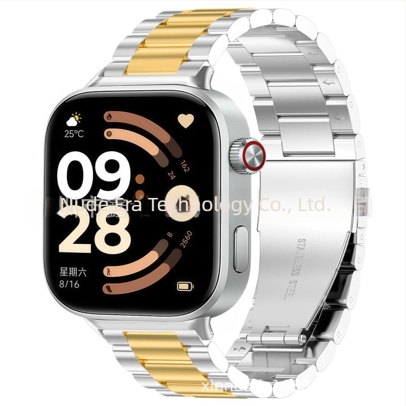 Μεταλλικό λουράκι για Redmi Watch 6 | Υλικό: Μέταλλο, Κλείσιμο: snap button, Βάρος: 88 g, Διαστάσεις διεπαφής: Προσαρμοσμένες