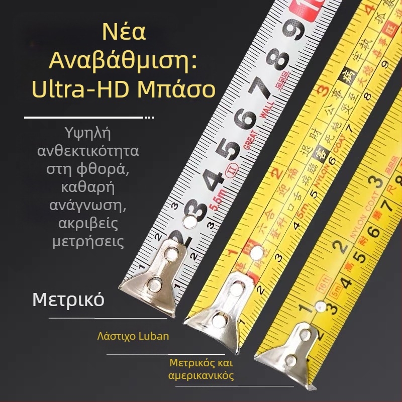 Μετρητής ταινίας Great Wall Seiko – Ατσάλι υψηλού άνθρακα, τρία φρένα, Luban χάρακας