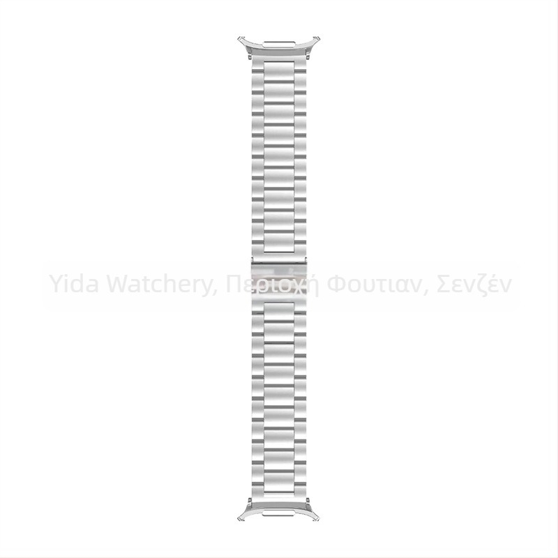 Λουρί από ανοξείδωτο ατσάλι για Samsung Galaxy Watch7 Ultra, αναδιπλούμενο κούμπωμα, στυλ επιχειρηματικό, βάρος 100 γρ