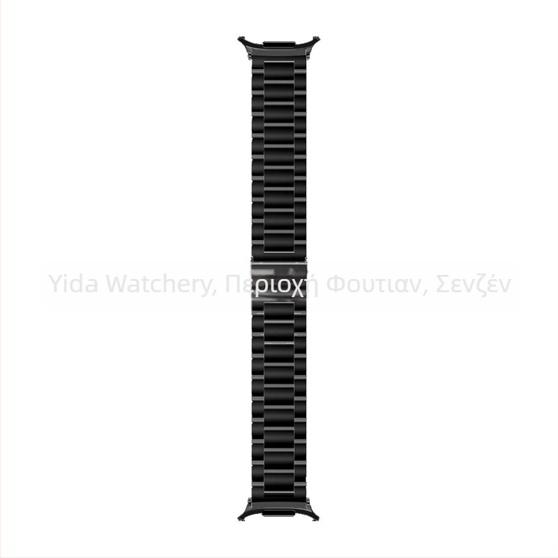 Λουρί από ανοξείδωτο ατσάλι για Samsung Galaxy Watch7 Ultra, αναδιπλούμενο κούμπωμα, στυλ επιχειρηματικό, βάρος 100 γρ