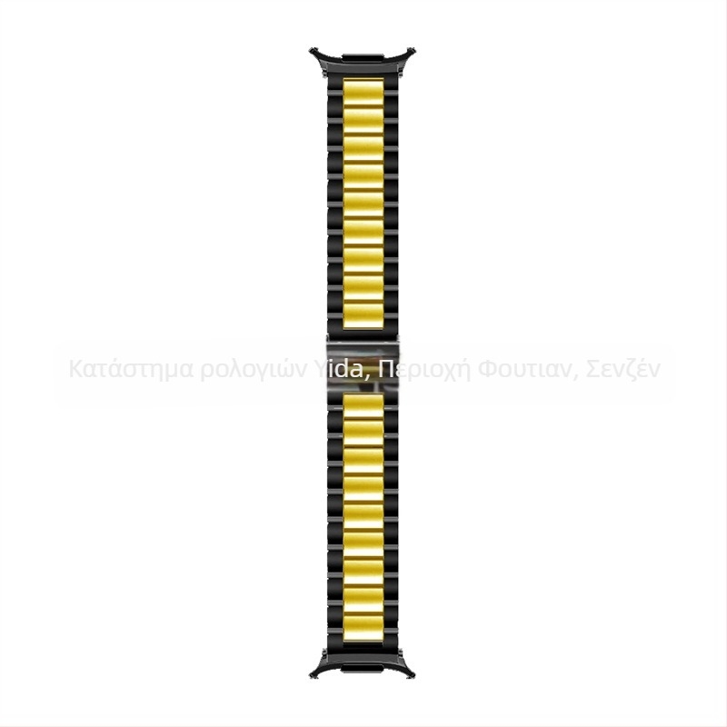 Λουρί από ανοξείδωτο ατσάλι για Samsung Galaxy Watch7 Ultra, αναδιπλούμενο κούμπωμα, στυλ επιχειρηματικό, βάρος 100 γρ