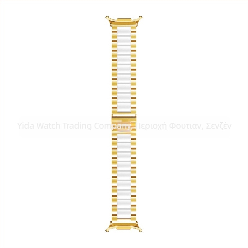 Λουρί από ανοξείδωτο ατσάλι για Samsung Galaxy Watch7 Ultra, αναδιπλούμενο κούμπωμα, στυλ επιχειρηματικό, βάρος 100 γρ