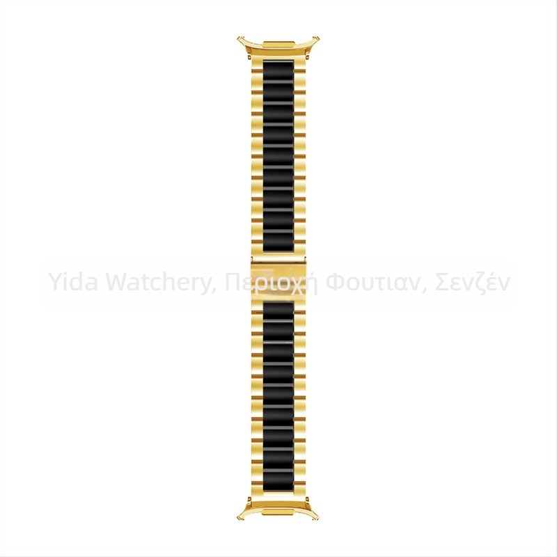 Λουρί από ανοξείδωτο ατσάλι για Samsung Galaxy Watch7 Ultra, αναδιπλούμενο κούμπωμα, στυλ επιχειρηματικό, βάρος 100 γρ