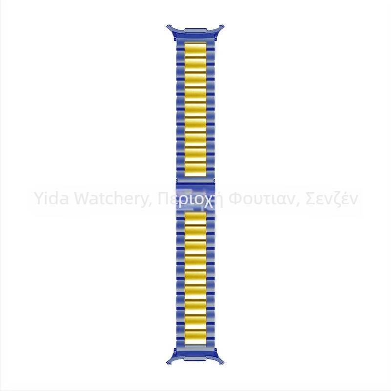 Λουρί από ανοξείδωτο ατσάλι για Samsung Galaxy Watch7 Ultra, αναδιπλούμενο κούμπωμα, στυλ επιχειρηματικό, βάρος 100 γρ