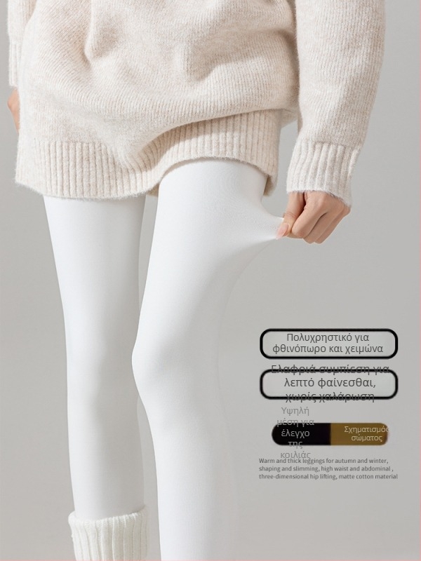 Καλσόν από νάιλον με φλίς εσωτερική επένδυση – για γυναίκες, ζεστά, μονόχρωμο σχέδιο, περιεκτικότητα νάιλον 70-80%