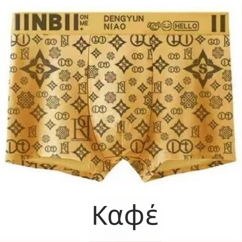 Ανδρικά μποξέρ εσώρουχα, αντιβακτηριακά και αναπνέοντα, 90–95% πολυεστέρας, υψηλή μέση, για όλες τις εποχές