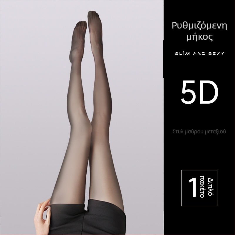 Υπερλεπτές διαφανείς κάλτσες με Lycra Spandex, βελούδινο φινίρισμα, ανύψωση γλουτών, σμίλευση, απορρόφηση ιδρώτα, anti-snag