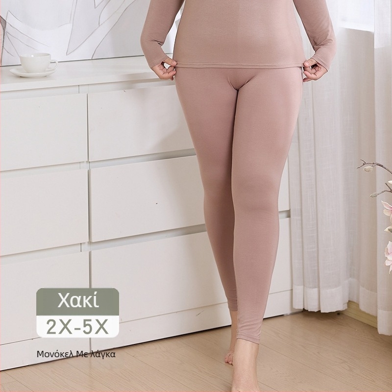 Γυναικείο σετ φθινοπωρινών θερμικών εσωρούχων: Modal (βισκόζη) 95% κύριο ύφασμα, επένδυση Modal 90%, λεπτό, στενή εφαρμογή, βασικό στρώμα