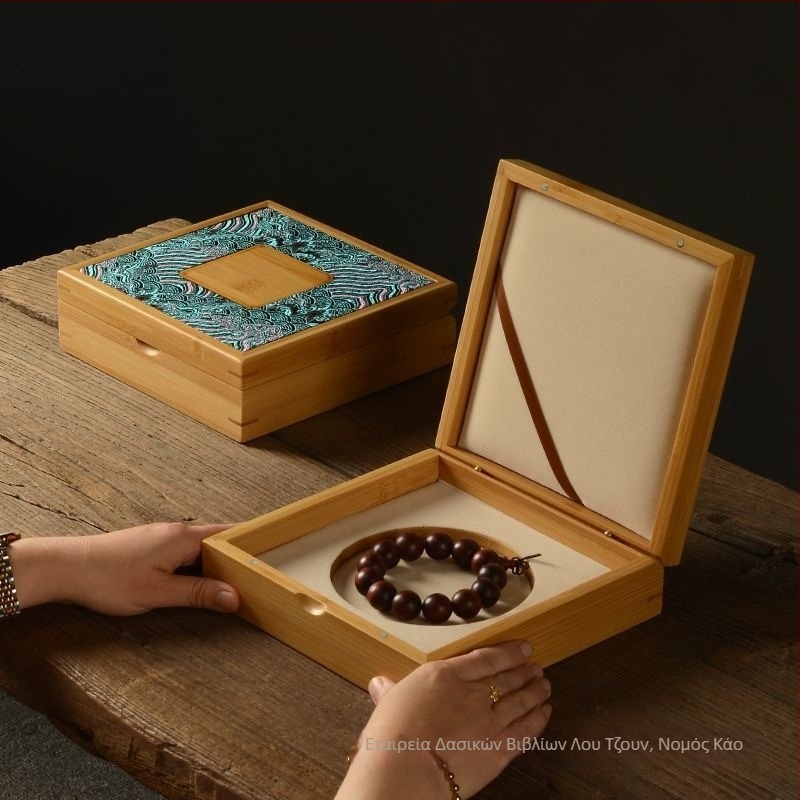 Κουτί κοσμημάτων από ξύλο με καπάκι σε σχέδιο όστρακου για αποθήκευση βραχιολιών με χάντρες Βούδα, σκληρή κατασκευή, μοτίβο σταθερό, προσαρμόσιμο