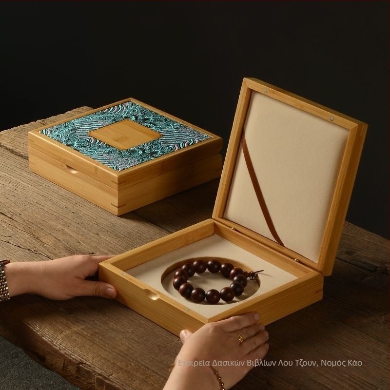 Κουτί κοσμημάτων από ξύλο με καπάκι σε σχέδιο όστρακου για αποθήκευση βραχιολιών με χάντρες Βούδα, σκληρή κατασκευή, μοτίβο σταθερό, προσαρμόσιμο