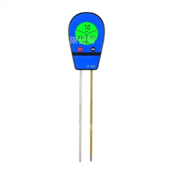 ZT-201 Μετρητής Εδάφους: Ψηφιακός μετρητής θερμοκρασίας και υγρασίας εδάφους, μετρητής pH, μετρητής υγρασίας - ακρίβεια 0.1, βάρος 85 g