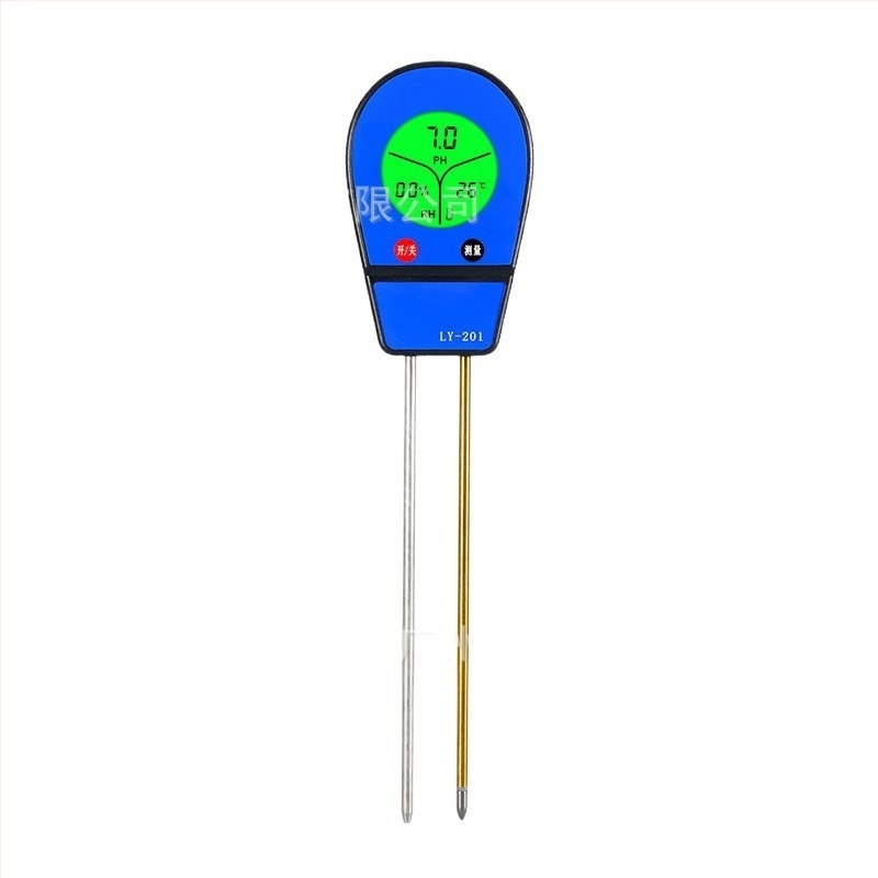 ZT-201 Μετρητής Εδάφους: Ψηφιακός μετρητής θερμοκρασίας και υγρασίας εδάφους, μετρητής pH, μετρητής υγρασίας - ακρίβεια 0.1, βάρος 85 g