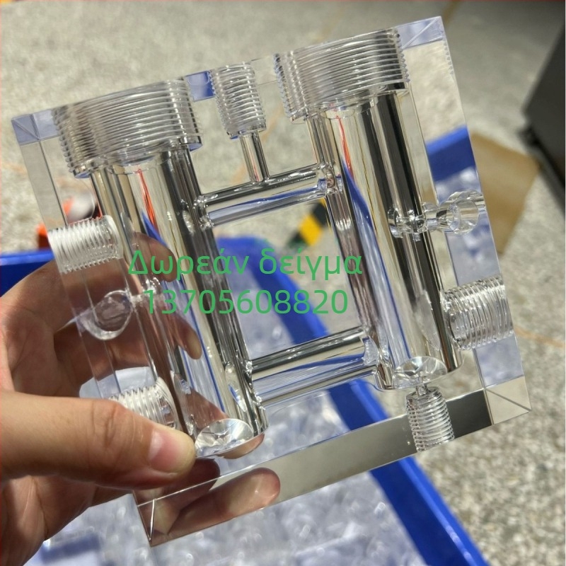 Πολυπαραμετρικός αναλυτής ποιότητας νερού με δεξαμενή ροής και βιδωτή σύνδεση ηλεκτροδίου 3/4 ιντσών, για pH, διαλυμένο οξυγόνο, αλατότητα