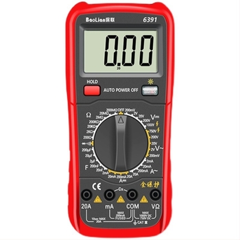 Ψηφιακό πολύμετρο υψηλής ακρίβειας, προστασία από καψίματα, φορητός με ψηφιακή οθόνη για ηλεκτρολογική συντήρηση και δοκιμές