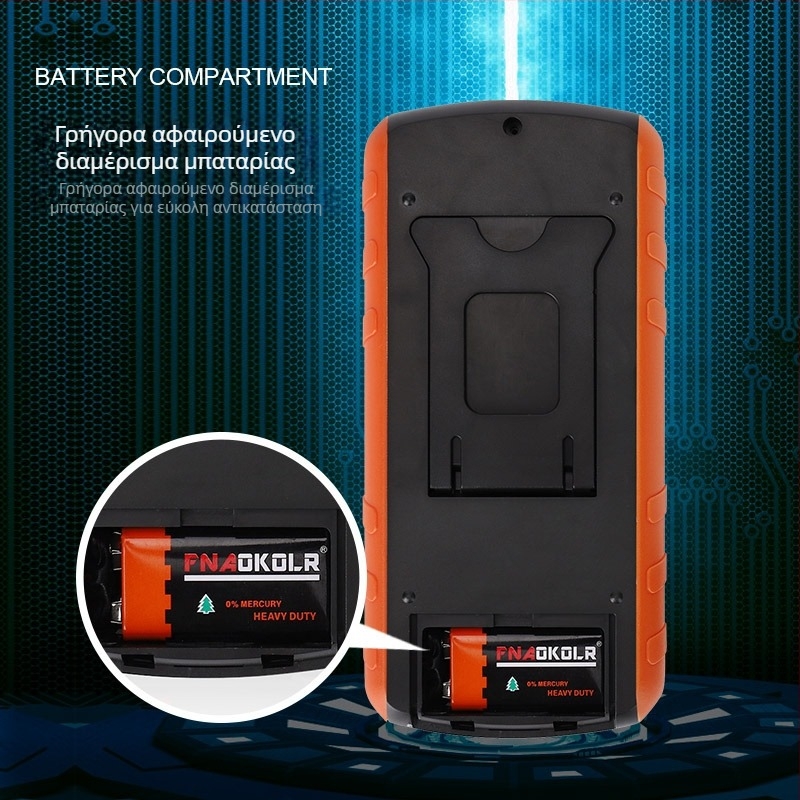 DT9205A υψηλής ακρίβειας ψηφιακό πολύμετρο, πιστοποιημένο CE/FCC, Επίπεδο Ασφαλείας 3