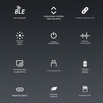 Ασύρματος δείκτης διδασκαλίας και παρουσίασης από κράμα αλουμινίου, Bluetooth/2.4G, εμβέλεια λέιζερ 100 m, μήκος κύματος 650 nm, μπαταρία 180 mAh