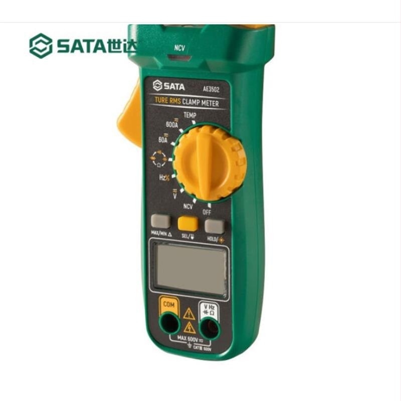 AE3502 Μετρητής κλάμπ AC/DC και Ψηφιακό Πολυμέτρο — Υψηλής Ακρίβειας Ψηφιακή Οθόνη, Sida/Sata