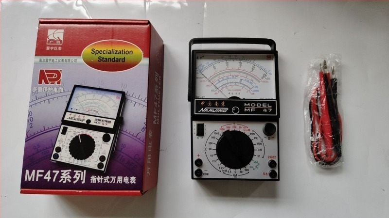 Μοντέλο 47 Αναλογικό Μετρητής, με δείκτη τύπου, εξωτερική ή εσωτερική μαγνητική κίνηση, MF47F/MF47D