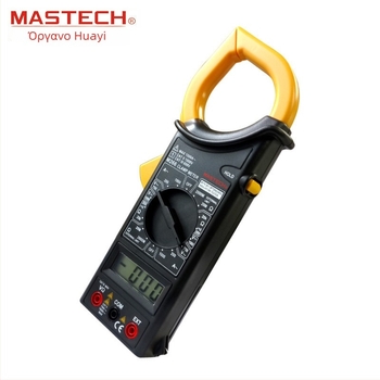 Huayi M266F ψηφιακός κλιπμέτρο υψηλής ακρίβειας με μέτρηση AC/DC, δοκιμή διόδων, αποθήκευση δεδομένων